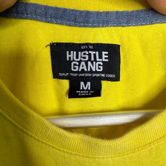 Hustle Gang Men’s Short-Sleeve Appliqué Tee T-shirt M-168 Sz M - Picture 5 of 11